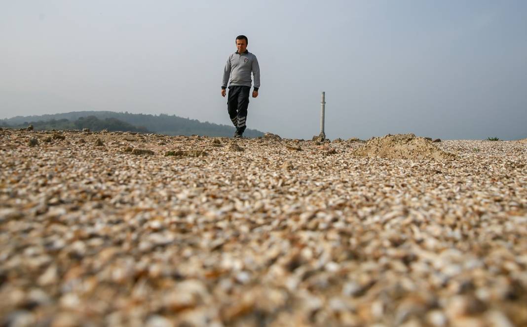 Kuruyan barajın altından çıkanlar şaşırttı! İklim krizinin sonuçları çok ağır olacak 6